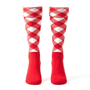 Highland Piper <b>Socks</b> <b>Wool</b> Blend Traditional Scottish Kilt Hose for Bagpipe Uniform Pipe Band Performance Wear Pakistan - Product Image 3