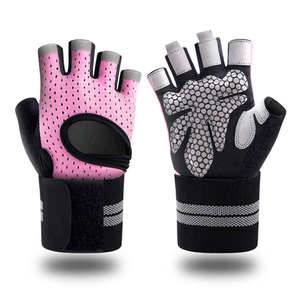 Guantes Deportivos Ligeros de Medio Dedo para Hombre de Alta Calidad, Diseño Personalizado, Ropa de Gimnasio para Levantamiento de Pesas, Función Antideslizante - Product Image 2