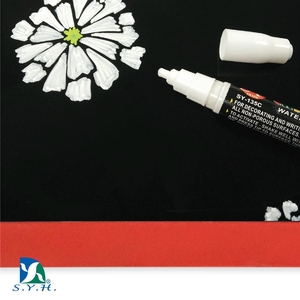 Wooden Frame Magnetic Mirror Writing <b>Board</b> for Liquid Chalk Markers and Home Décor - Product Image 5