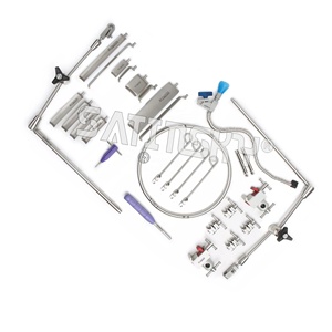 Système d'Écarteur Cervical Radiolucide en PEEK avec Lames en Acier Inoxydable – Instruments Chirurgicaux Vétérinaires Orthopédiques pour Arthroscopie - Product Image 2