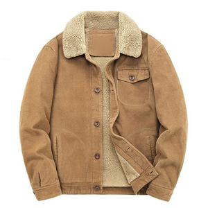 Men's Thick Cotton Jacket New Style <b>Large</b> Size Men's Cotton Jacket with Lining Thickened Enlarged Warm Cotton Jacket - Product Image 5