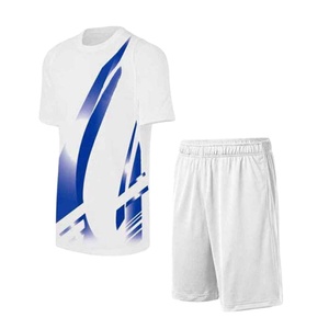 Uniforme de tenis de alta calidad, estilo único, cómodo, con nombre y logotipo del equipo personalizados, 100% poliéster, para adultos. - Product Image 2