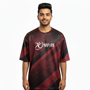 T-shirt décontracté surdimensionné à sublimation pour homme, style urbain, vêtement de mode populaire - Product Image 1