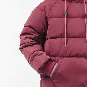Lightweight <b>Quilted</b> Puffer Baggy Oversized Men's <b>Winter</b> Jacket Stand Collar Zipper Closure Comfortable Breathable Fabric - Product Image 5