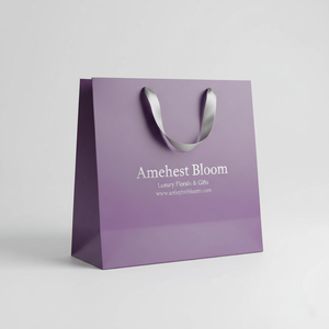 Bolsas de Papel Laminado Brillante Hechas a Mano, Reciclables, Ecológicas y de Lujo Personalizadas con Asas para Empaquetado de Moda y Promoción Minorista - Product Image 2