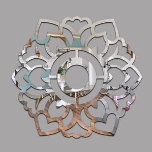 Espejo Acrílico Decorativo de Pared al por Mayor, Arte Floral 3D Mandala, Decoración Ecológica DIY, Adhesivo de Espejo para Decoración del Hogar, Regalo - Product Image 1