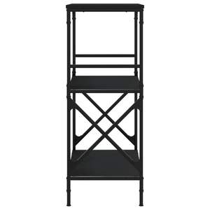 Librería de madera de ingeniería negra de 3 niveles, 23,2x13,8x35,6 pulgadas, otros muebles para niños - Product Image 5