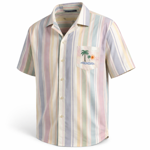 เสื้อเชิ้ตลายทางลำลองสั่งทำขายส่ง ผ้าฝ้าย 100% สำหรับผู้ชาย - ผู้ผลิต OEM ผู้จัดจำหน่ายโดยตรง - Product Image 3