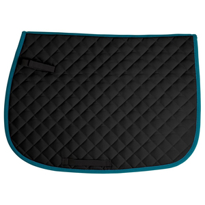 Tapis de selle matelassé rose tout usage avec sangle de harnais, coque en coton, rembourrage en polyester, pour l'équitation - Product Image 2