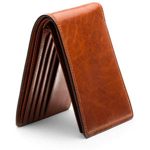 RAHRAJ ENTERPRISES Cartera Bifold de Cuero Rojo para Hombre, Tarjetero Delgado, Estuche para Pasaporte de Viaje, Modelo Re-mw-007, 500 Piezas - Product Image 3