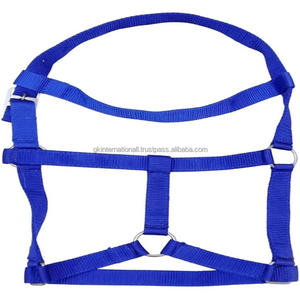 Cabestro de Nylon Azul de Triple Capa de Alta Resistencia con Doble Ajuste y Artículos de Equitación - Product Image 2