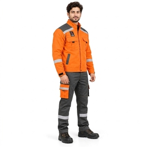Uniforme de Seguridad, Ropa de Trabajo Reflectante, Construcción Duradera, Tela de Alta Visibilidad, Ajuste Ligero y Cómodo, Ropa de Trabajo Utilitaria - Product Image 6