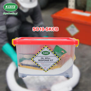 Kit anti-déversement d'hydrocarbures de 10 litres avec boîte transparente |   Kit de Réponse aux Déversements d'Urgence Portable, Kit de Contenue des Déversements d'Huile, Industrie du Pétrole et du Gaz - Product Image 3