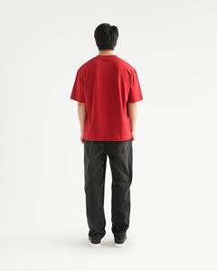 Camiseta de Hombre 100% Algodón Estampada con Cuello Redondo, Corte Cuadrado, Largo Recortado, Estilo Urbano, Logotipo Personalizado, Oversize, Manga Corta, Transpirable y Ecológica - Product Image 4