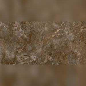 Carrelage en céramique effet pierre brun foncé de luxe, haute qualité, antidérapant, résistant à l'usure, en porcelaine émaillée - Product Image 4