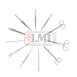 Kit de dissection pour étudiants en biologie médicale et vétérinaire, instruments chirurgicaux pour interventions mineures, instruments chirurgicaux manuels en acier inoxydable CE - Product Image 2