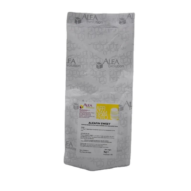 Alta qualità Made In Italy ALEAFIN vino dolce agente di Fining lievito fermentazione alcolica 1 kg e 10 kg Bag