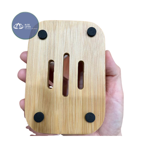 [VENTA EXITOSA] |   Jabonera de Bambú, Bandeja de Madera, Caja de Almacenamiento para Baño, Decoración del Hogar, Suministro al por Mayor, Vietnam - Product Image 4