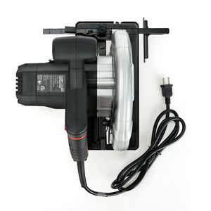 Sega circolare elettrica da 7-1/4 pollici con cavo da 12 Amp, nuova condizione, con pattino in acciaio, lama con angolo regolabile e guida di taglio. - Product Image 4