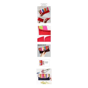 Portefeuille long matelassé en soie Saekdong coréen, pochette brodée traditionnelle pour Hanbok, cadeau de Nouvel An lunaire - Product Image 2