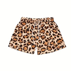 Shorts d'été personnalisés pour hommes, décontractés, pour la plage et la natation, taille mi-haute, motifs variés, en coton et polyester, service OEM - Product Image 3