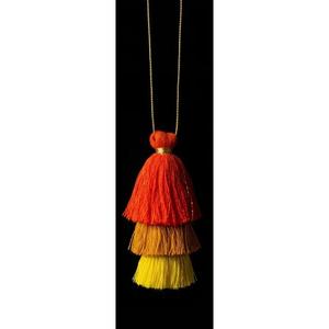 Borla de Poliéster Hecha a Mano, Flecos Decorativos Coloridos para la Elaboración de Joyas, Suministros para Manualidades, Decoración Boho para el Hogar, Accesorios de Borla Colgante - Product Image 1