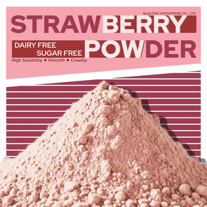 Polvo de Fresa para Cócteles Hecho en Taiwán, Certificado ISO 22000, Polvo de Té con Leche de Disolución Rápida, Ingrediente para Té Helado - Product Image 2