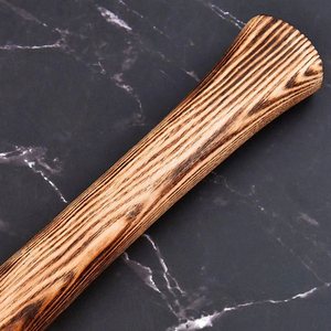 Martillo de Acero de Damasco Forjado a Mano con Patrón de Acero Soldado, Decorativo y Coleccionable con Mango de Madera Tradicional - Product Image 3