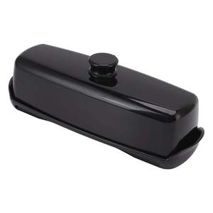 Plato para Mantequilla de Cobre Premium con Tapa, Contenedor de Mantequilla de Metal Vintage, Bandeja para Mantequilla de Gran Capacidad para el Hogar y Restaurantes - Product Image 5