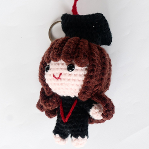 <b>Knitted</b> Pumpkin Key Chain Handmade Crochet <b>Bag</b> Charm Halloween Thanksgiving Pendant Portable Decoration - Product Image 5