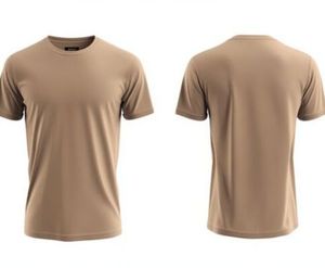 Camiseta de Manga Corta para Hombre RUDRA APPARELS, Transpirable, 100% Algodón, 180g, Ecológica, Tallas Grandes, con Estampado Frontal, Tejido de Punto, Secado Rápido - Product Image 2