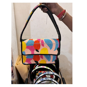 Style bohème indien Designer Boho mode pochette Messenger sac à la main perlé soirée Shopping fête sac à bandoulière pour les femmes - Product Image 4