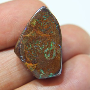 Natural Australian Boulder Opal Cabochon Solid Boulder Opal Cabochon Boulder Opal Green <b>Fire</b> Opal <b>Stone</b> for Jewelry Making - Product Image 1