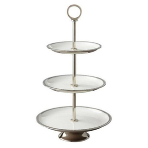 Stainless Steel Metal <b>Cake</b> <b>Stand</b> for Dessert Display Traditional Design for Parties and Special Events Stylish Eco-friendly - Product Image 3