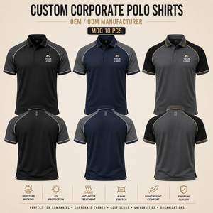 Fabricante de Camisetas Polo Personalizadas, OEM, ODM, Uniformes de Golf Corporativos, Proveedor de Ropa de Marca Privada - Product Image 1