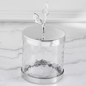 Kitchen Storage Decorative Food Container Home Decor Handcrafted Modern Metal Canister <b>Set</b> for <b>Tea</b> Coffee & Sugar - Product Image 2