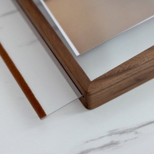 Minimalist Wooden Photo Frame Rectangular Vertical Tabletop Handmade <b>Display</b> <b>Case</b> - Product Image 6