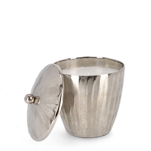 ถังน้ำแข็งอะลูมิเนียมดีไซน์พรีเมียม พร้อมหูจับทองเหลืองแกะสลัก ทำด้วยมือ ทันสมัย เป็นมิตรกับสิ่งแวดล้อม สำหรับใช้บนโต๊ะ  ภาชนะใส่น้ำแข็ง Zahid Exports - Product Image 2