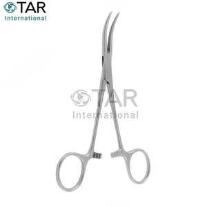 คีมหนีบหลอดเลือดแบบโค้ง พรีเมียม CRILE ขนาด 14.0 ซม. สำหรับผ่าตัด ทำจากสแตนเลส ใช้หนีบหลอดเลือด เครื่องมือแพทย์ - Product Image 2