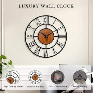 Reloj de Pared Colgante Art Deco de Lujo, Decoración para el Hogar, Hoteles, Restaurantes, Habitaciones y Salas de Estar - Regalo de Cumpleaños, Precios Económicos - Product Image 3