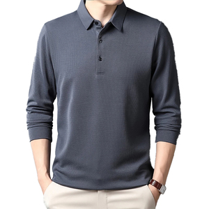 Camiseta de Manga Larga para Hombre, Diseño Personalizado 2026, 100% Algodón, Secado Rápido, Color Sólido, Transpirable, Estilo Casual, ODM OEM - Product Image 2