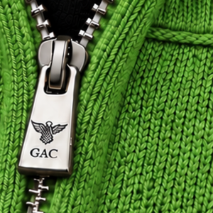 Suéter de Lana/Acrílico Verde para Hombre con Cierre de Cremallera, Diseño Fair Isle, Antipilling, Jacquard de Copo de Nieve Nórdico, Cuello Alto, Manga Larga - Product Image 4