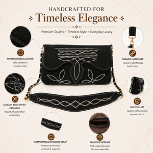 Premium Genuine Leather Chain Shoulder <b>Bag</b> for Women Western Designer Handbag Vintage Fashion for Everyday Travel Elegant Purse - Product Image 5