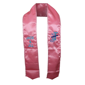 Estola Rosa de Graduación, Banda de Honor, Accesorio para Ceremonia de Graduación, Celebración de Logros Académicos, Prenda de Celebración - Product Image 1