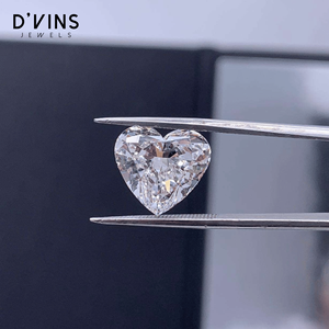 เพชร CVD แบบหลวม ขายส่ง น้ำหนัก 5.07 กะรัต สี F ความสะอาด VS1 รูปทรงหัวใจ เพชรเพาะเลี้ยงในห้องปฏิบัติการ เหมาะสำหรับทำเครื่องประดับ เพชรแบบหลวม - Product Image 2