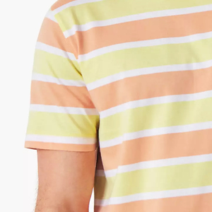 T-shirts noirs personnalisés pour hommes, manches courtes, col rond, 100 % coton peigné, logo frontal, style formel, coupe ample, anti-boulochage, été - Product Image 1