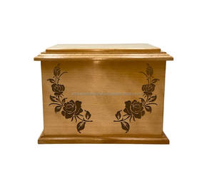 Urnas de cremación al por mayor de diseño de tendencia superior Diseño elegante Hecho de madera pura Estilo lujoso Calidad de alto estándar - Product Image 1