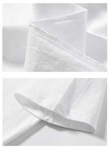 Camiseta de algodón minimalista de estilo coreano para hombre, camiseta básica moderna de gran tamaño para moda urbana de verano - Product Image 6