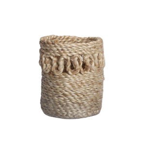 Cestas de yute para almacenamiento, producto nuevo, modelo 2022, 100% natural, reutilizable, respetuoso con el medio ambiente, precio al por mayor - Product Image 1