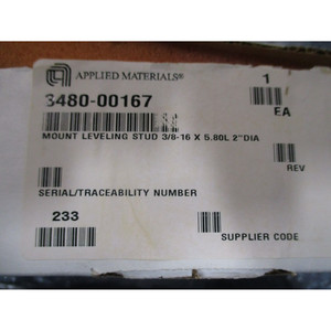 AMAT 3480-00167 ชุดยึดปรับระดับ 3/8 - 16 x - อุปกรณ์และอะไหล่เซมิคอนดักเตอร์ระดับโลกที่เชื่อถือได้ - Product Image 4